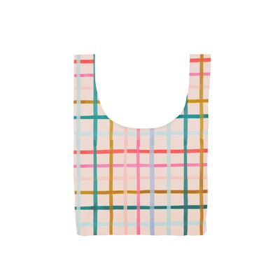 Plaid Reusable Bag - Medium