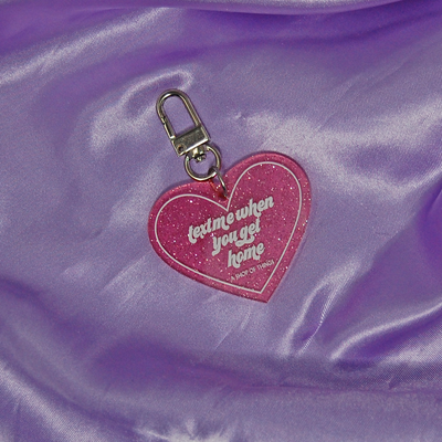Text me when you get home Keyring