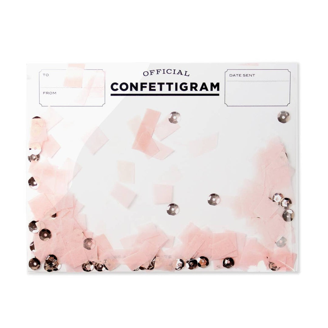 Rose Gold Confettigram