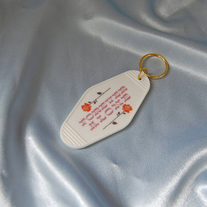 Forever Alone Motel Keychain