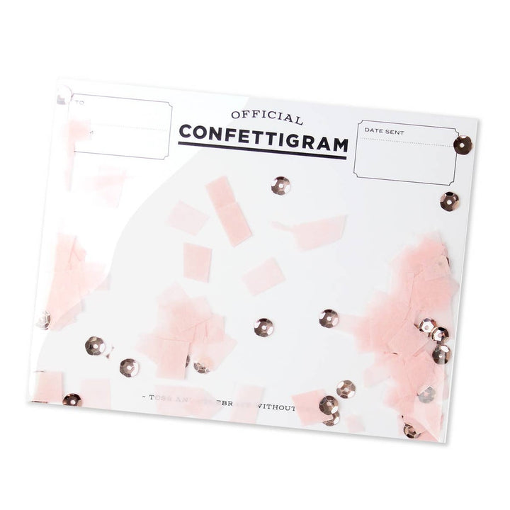 Rose Gold Confettigram