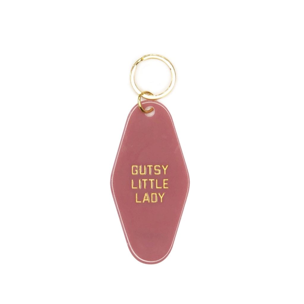 Gutsy Little Lady Motel Keychain