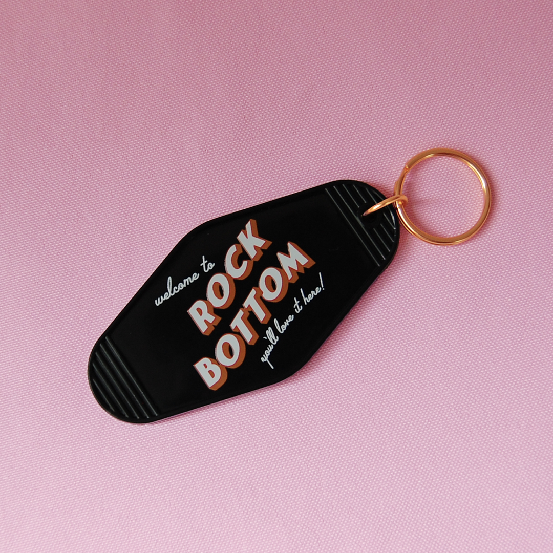 Rock Bottom Keychain