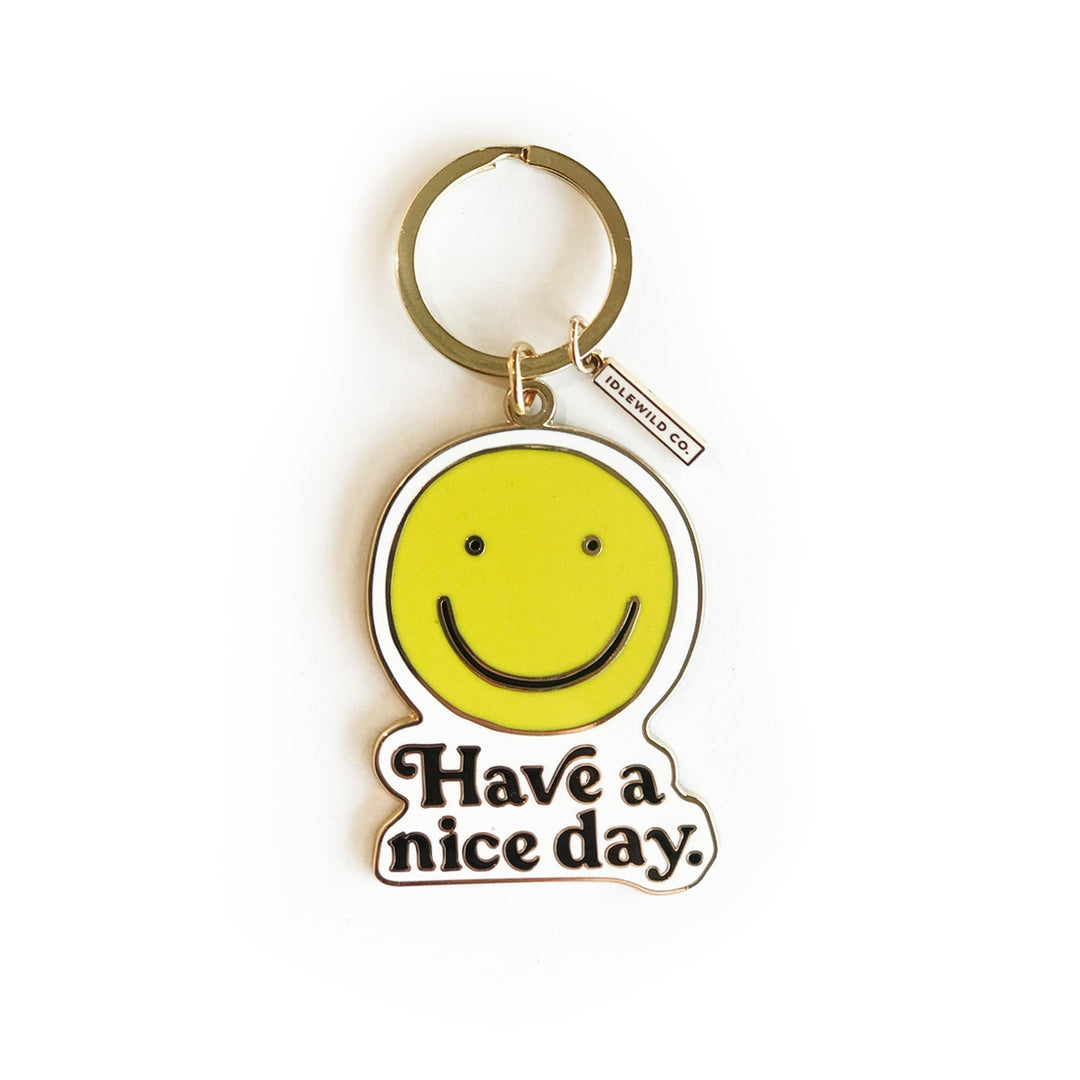 Smile Have a Nice Day Keychain