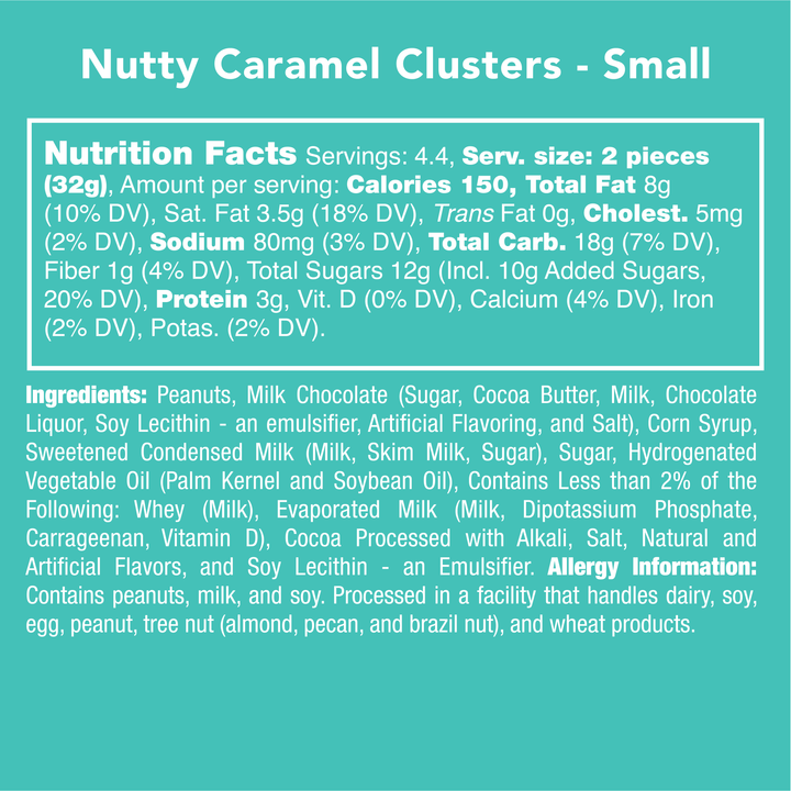 Nutty Caramel Clusters Candy