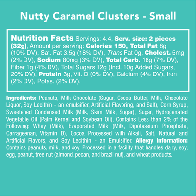 Nutty Caramel Clusters Candy