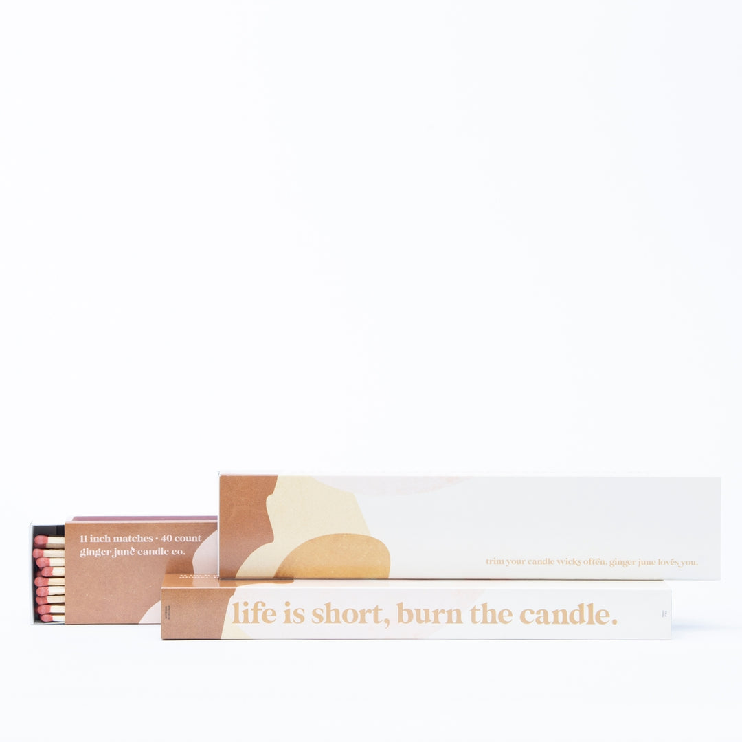 Life is Short, Burn the Candle XL Matches