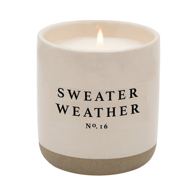 Sweater Weather Soy Stone Candle