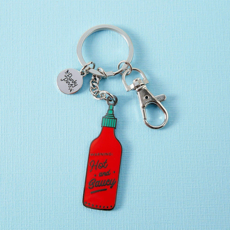 Hot and Saucy Keyring