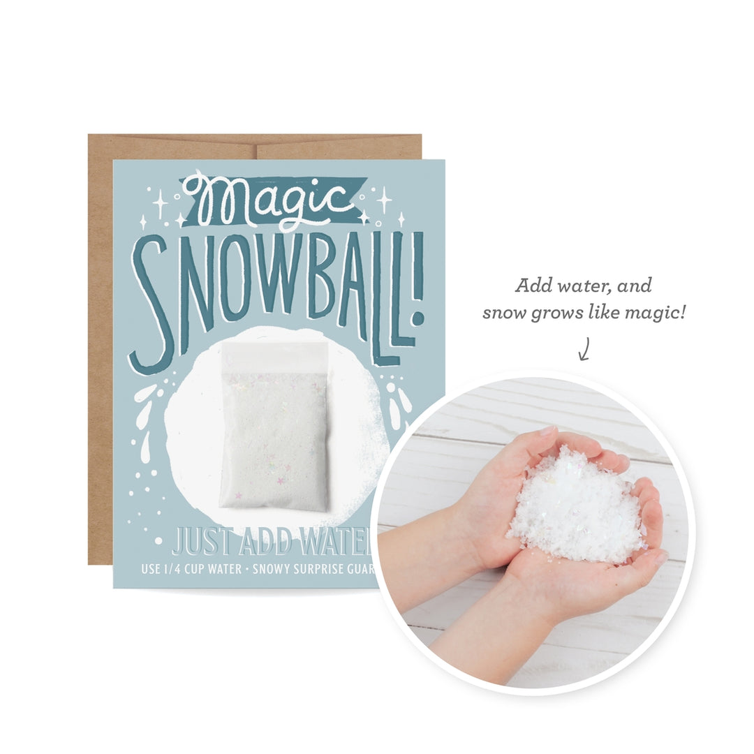 Magic Snowball Card