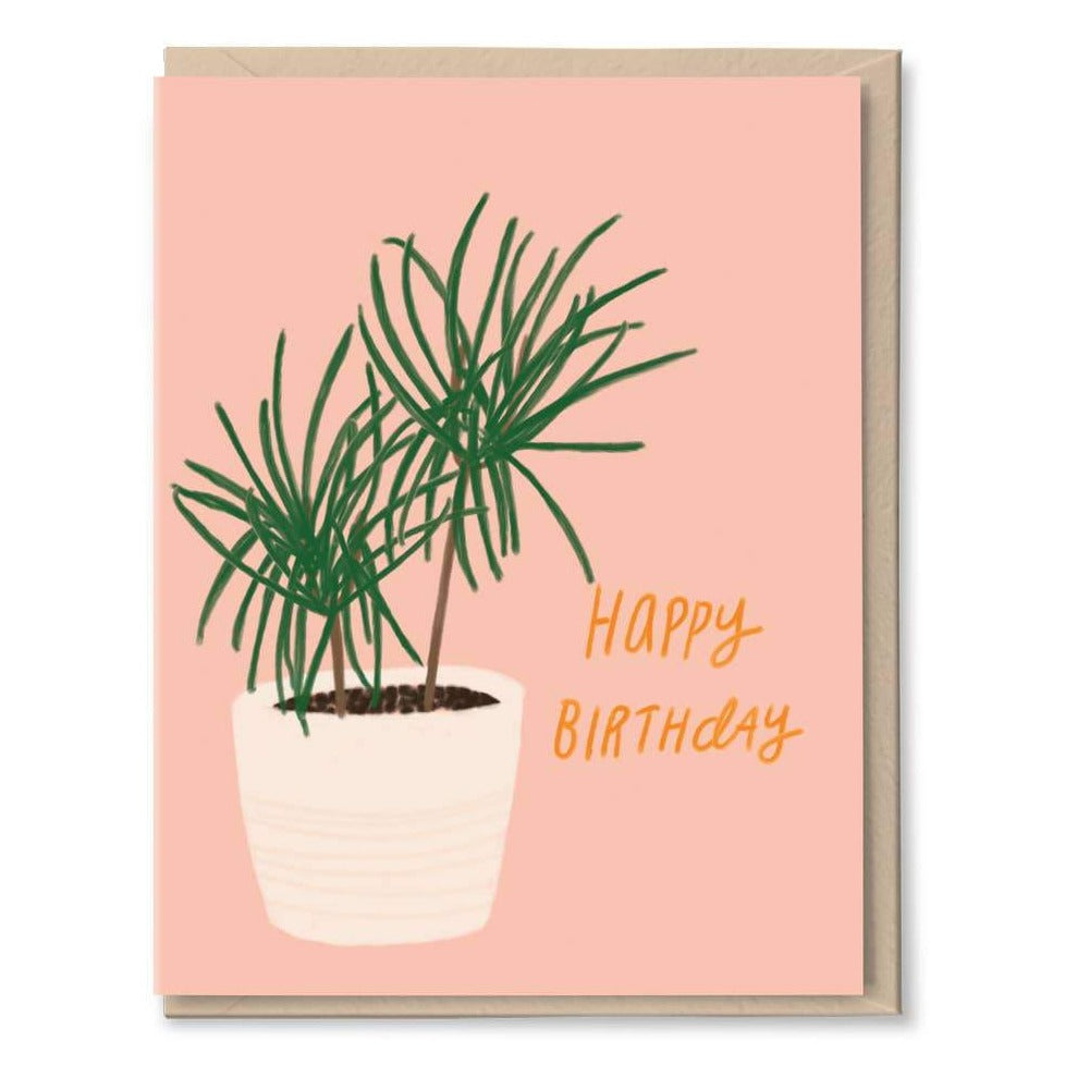 Happy Birthday Plant Card