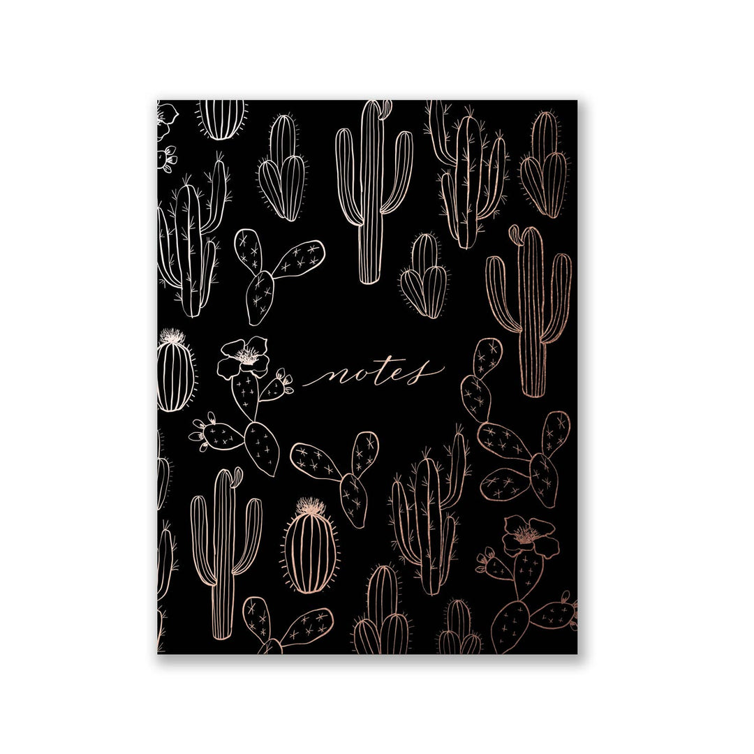 Mini Black Cactus Notepad