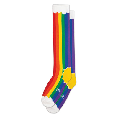 Rainbow Cloud Knee Socks