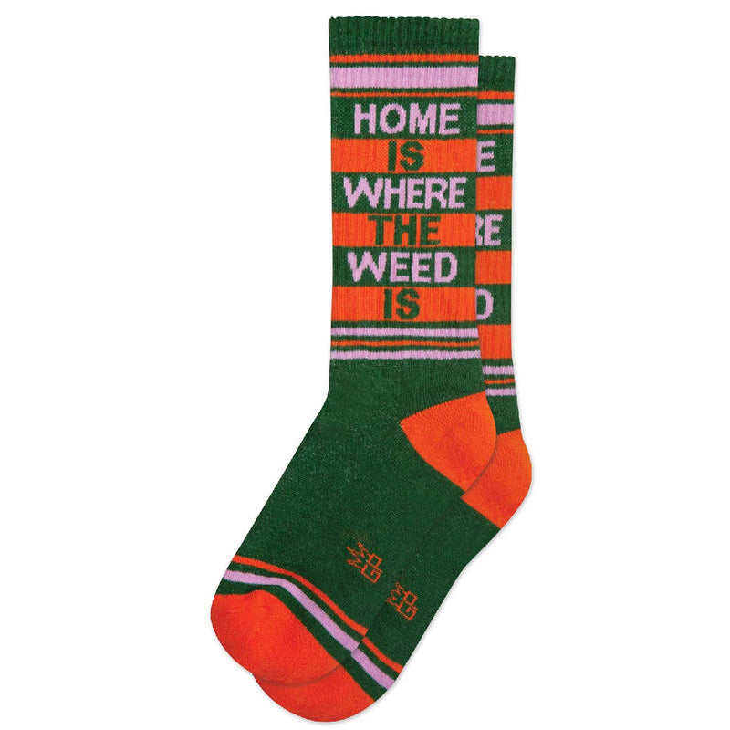 Home is Where the Weed Is Gym Socks