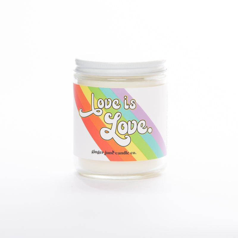 Love is Love Gay Candle
