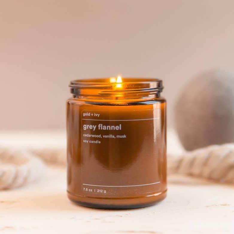 Grey Flannel Candle