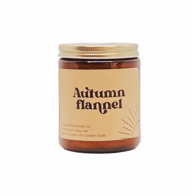 Autumn Flannel Candle