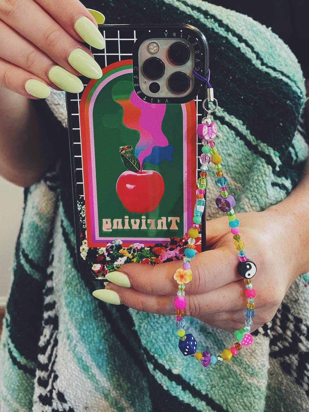 Beaded Phone Charm