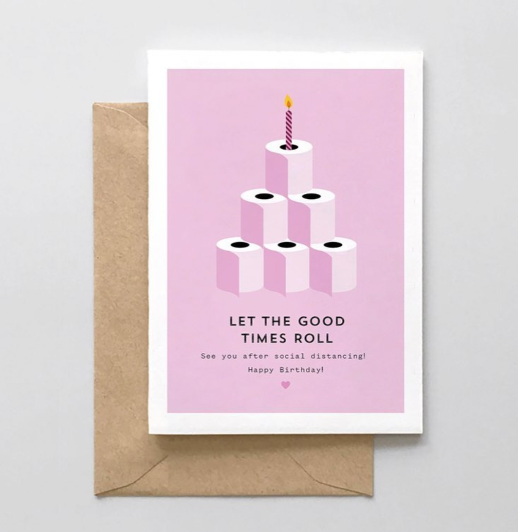 Happy Birthday Social Distancing Card