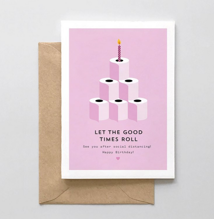 Happy Birthday Social Distancing Card