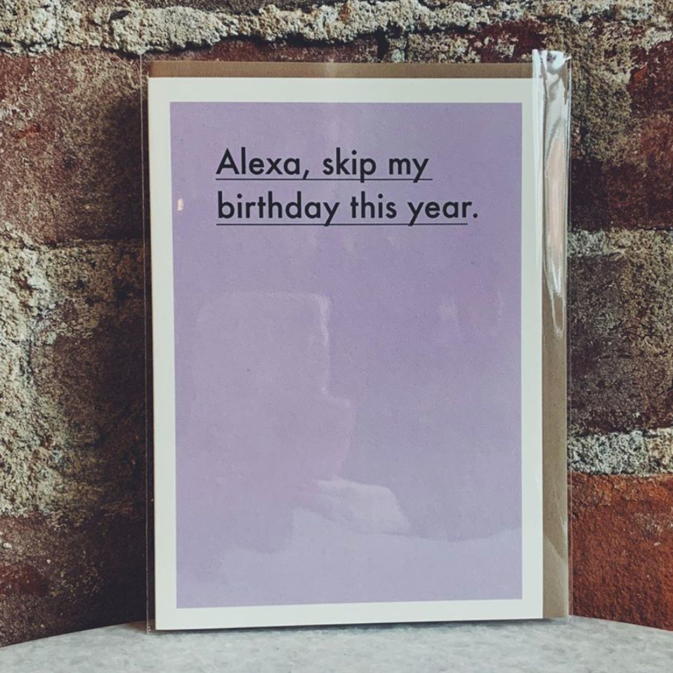 ALEXA Skip My Birthday Card