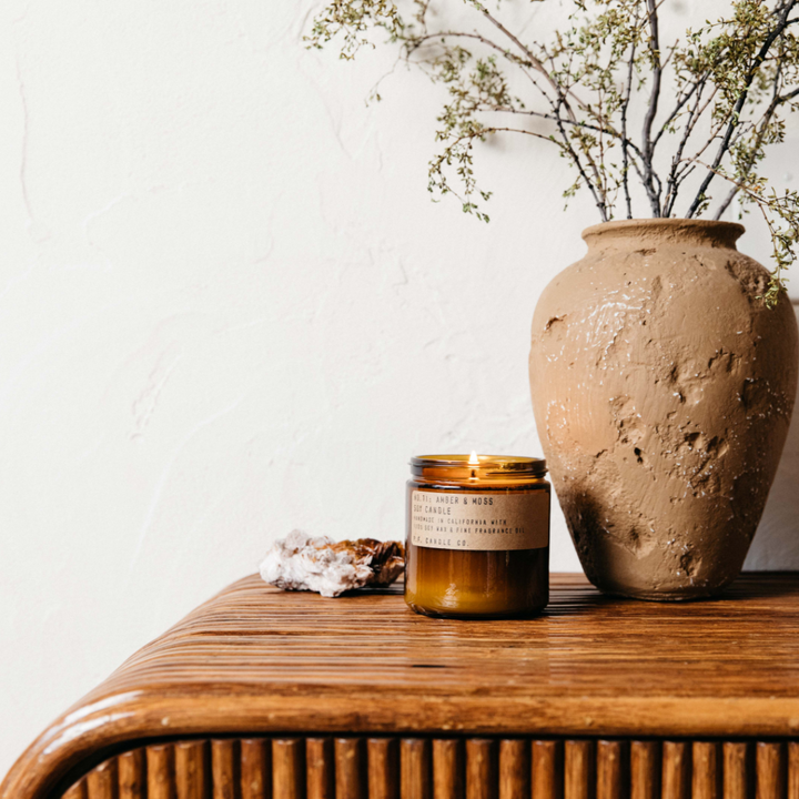 Amber and Moss Candle