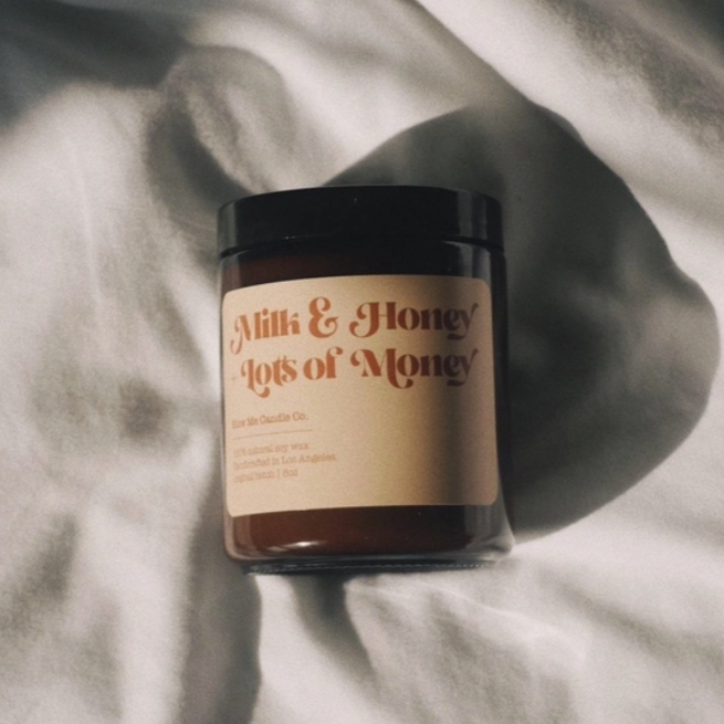 Milk and Honey Lots of Money Candle