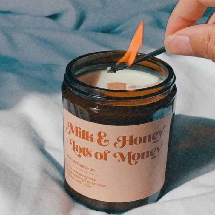 Milk and Honey Lots of Money Candle