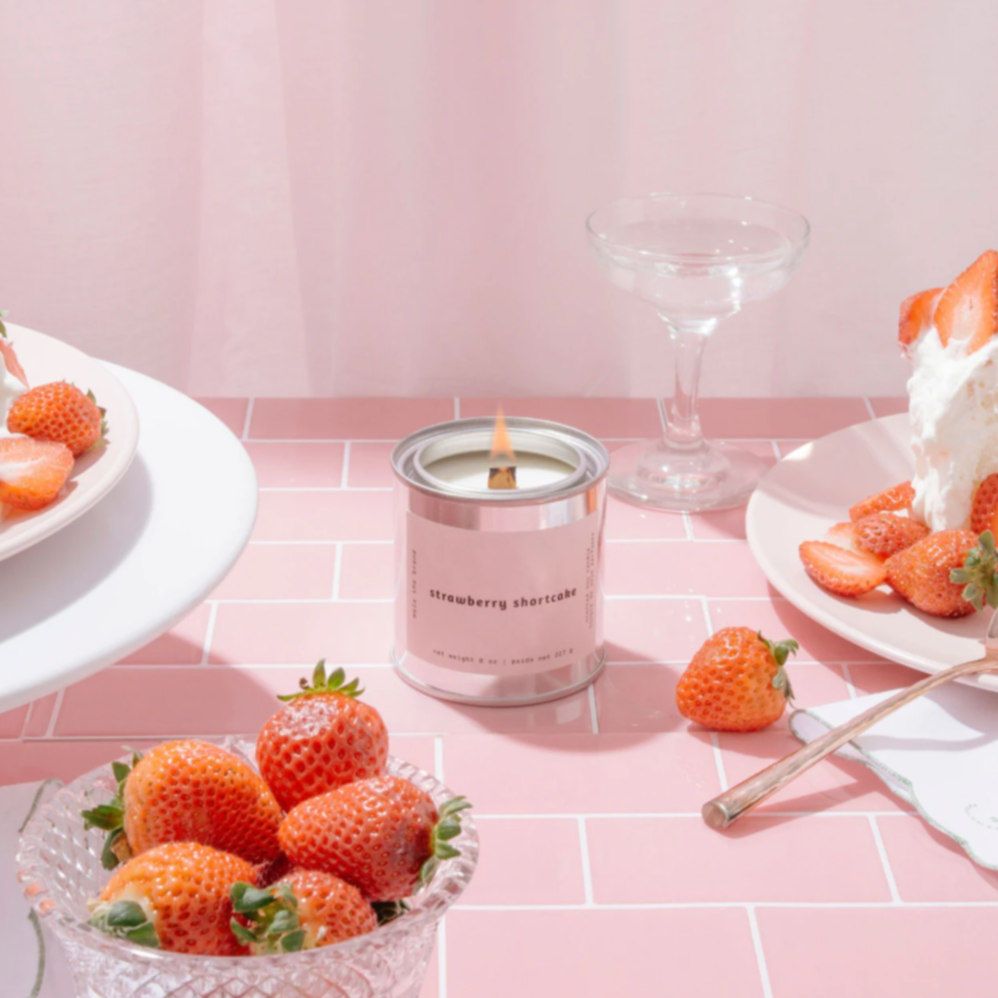 Strawberry Shortcake Candle