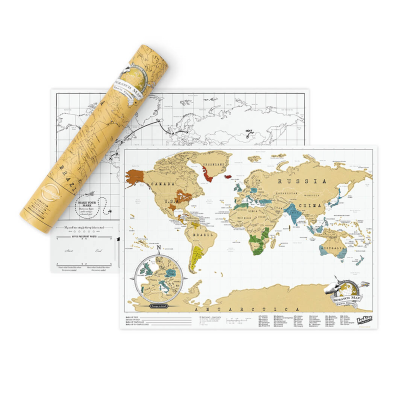 Scratch Off World Map