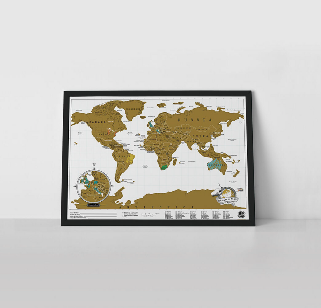Scratch Off World Map