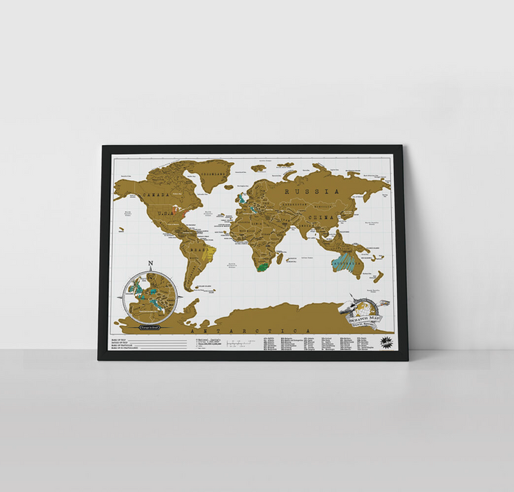 Scratch Off World Map