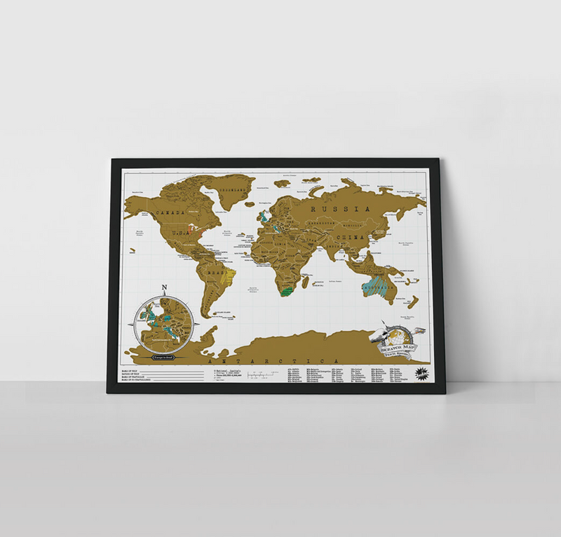 Scratch Off World Map
