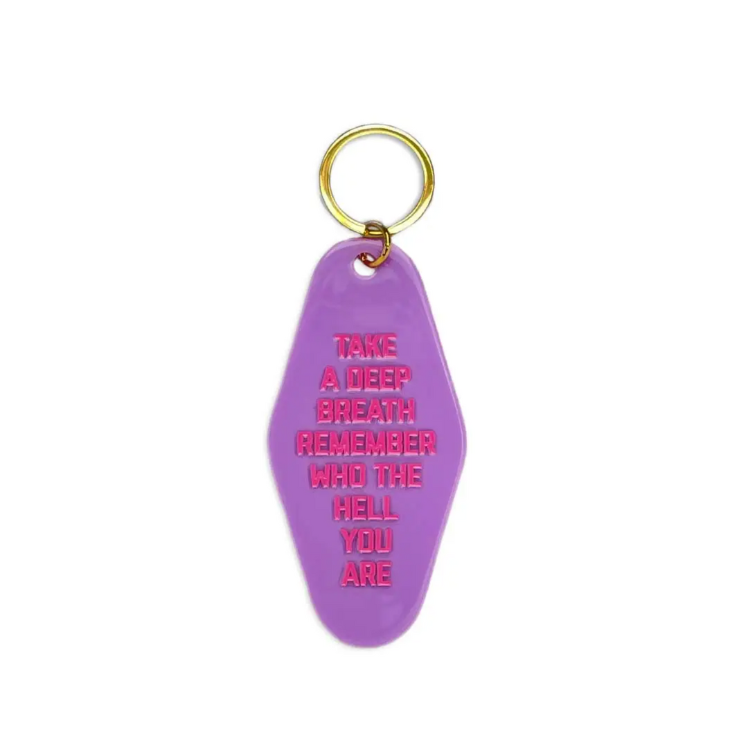 Take a deep breath Keychain