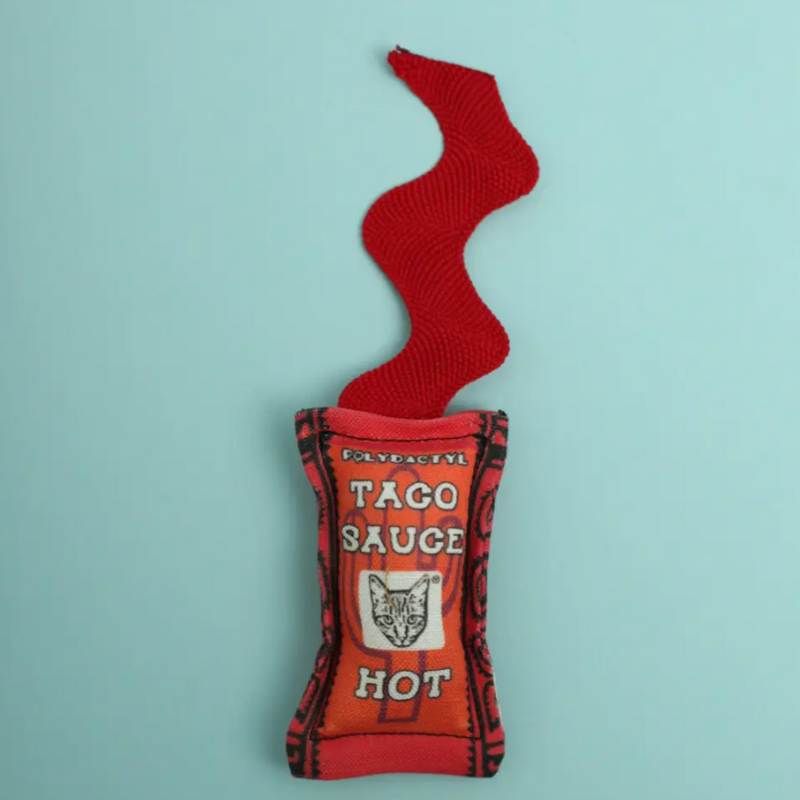 Hot Taco Sauce Cat Toy