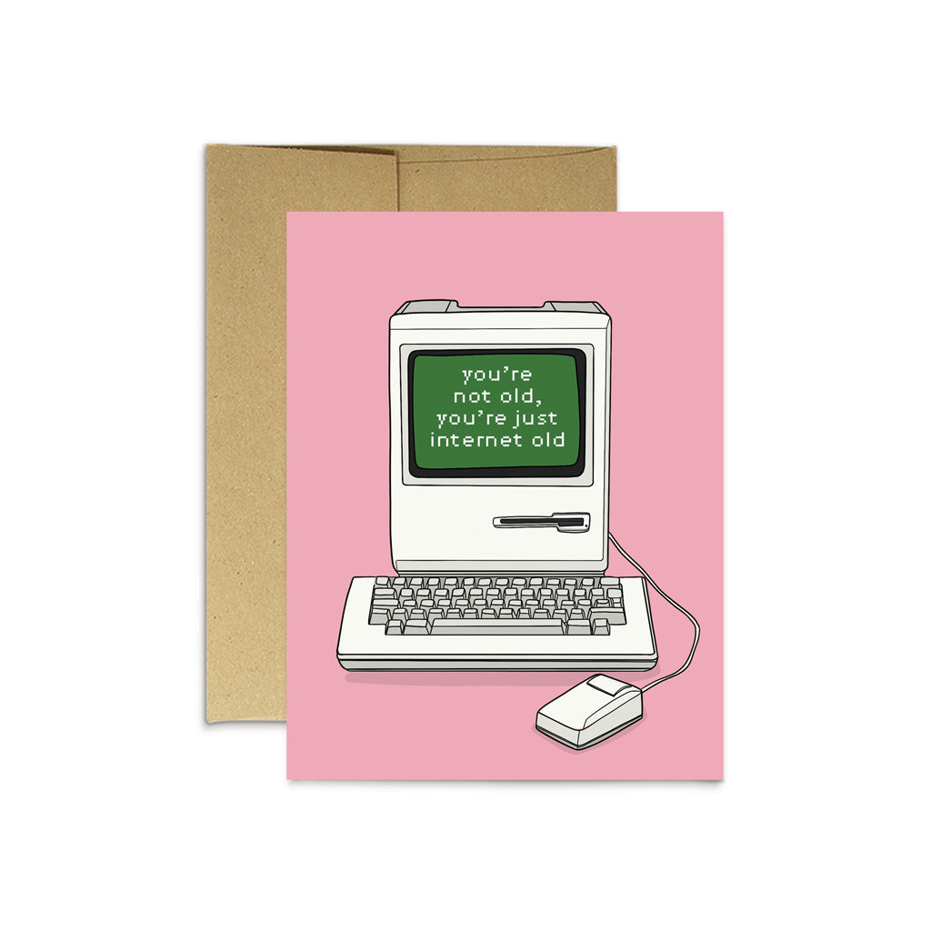 Internet Old Birthday Card