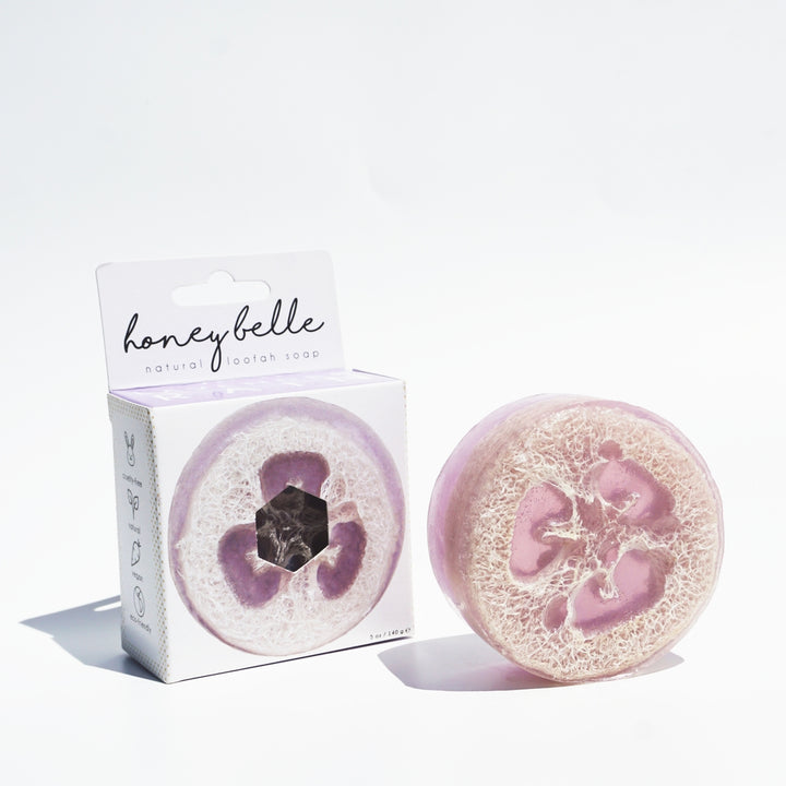 Loofah Soap - Lavender Rain
