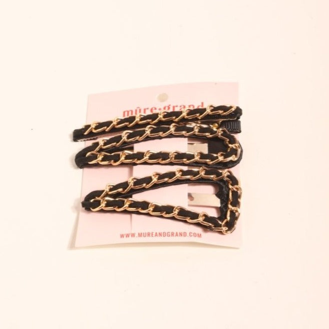 Chain Hair Clip Set