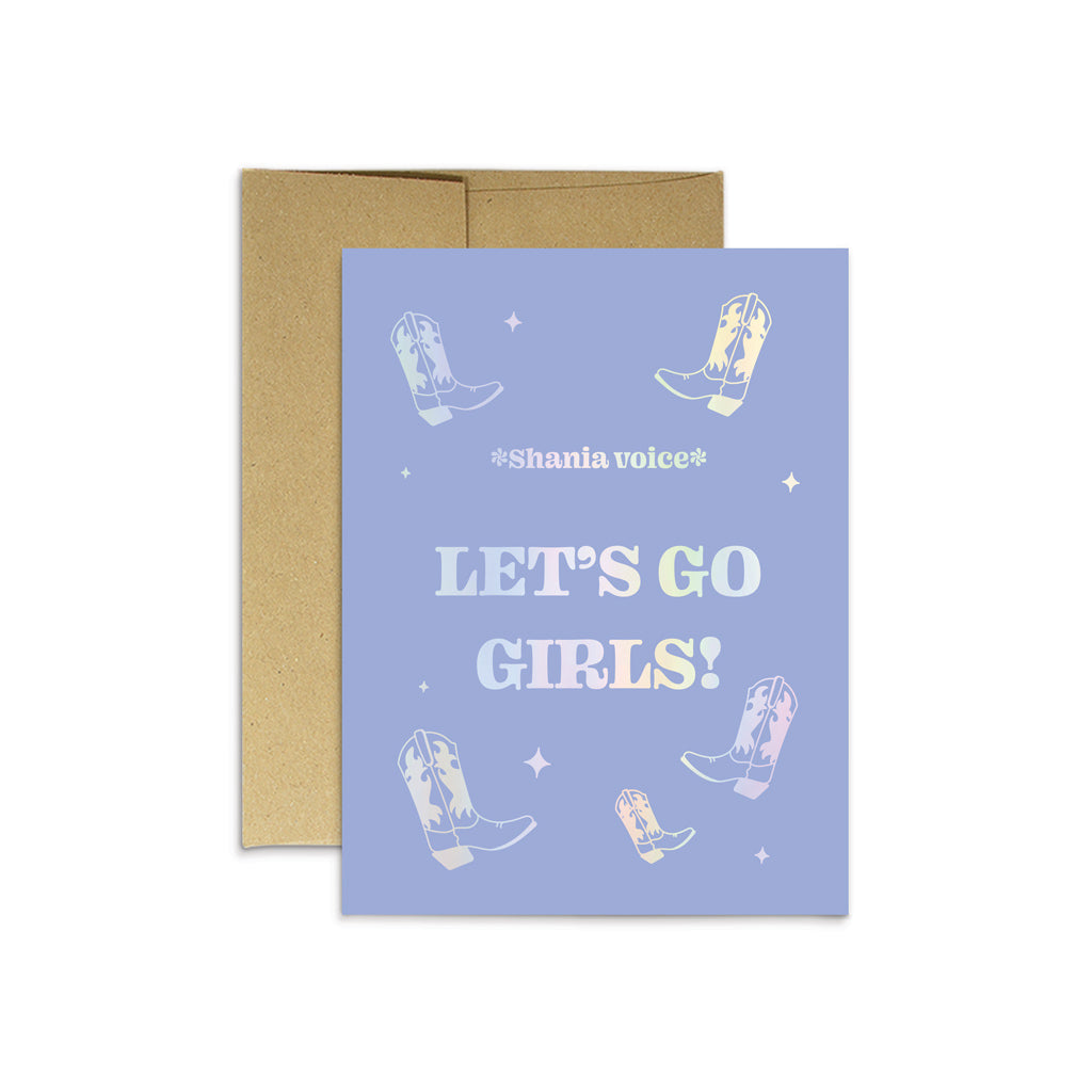 Let's go girls Card