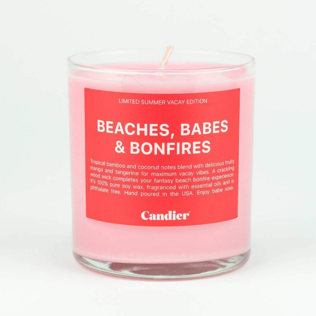 Beaches, Babes, + Bonfire Candle