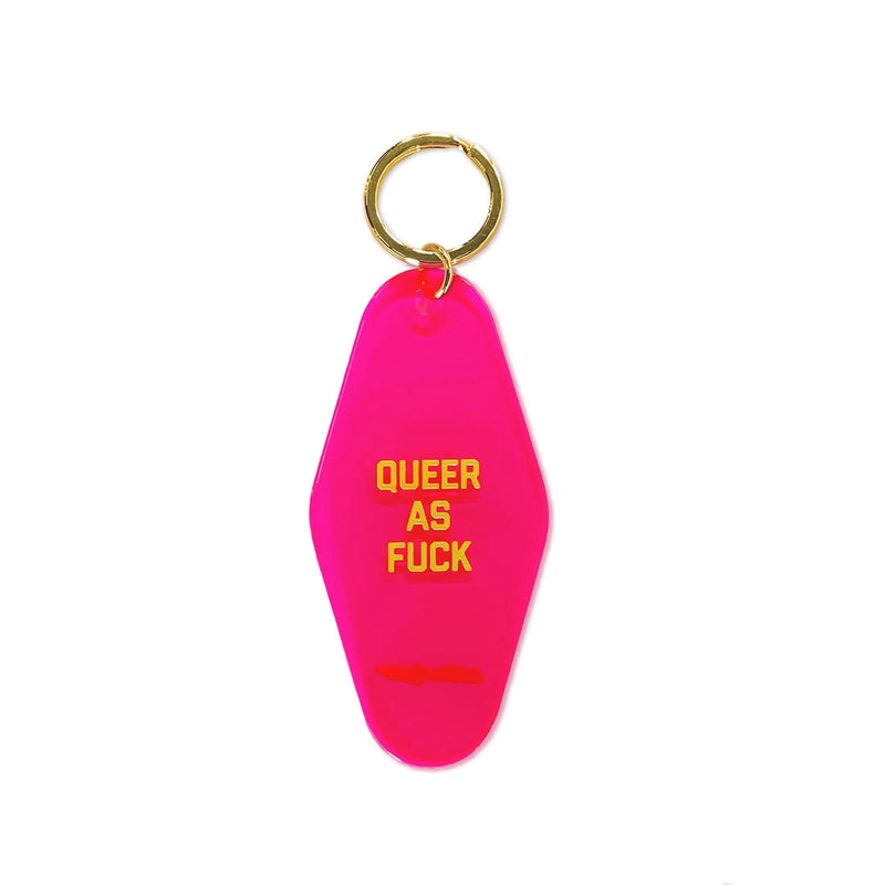 Queer as F*CK Gay Keychain