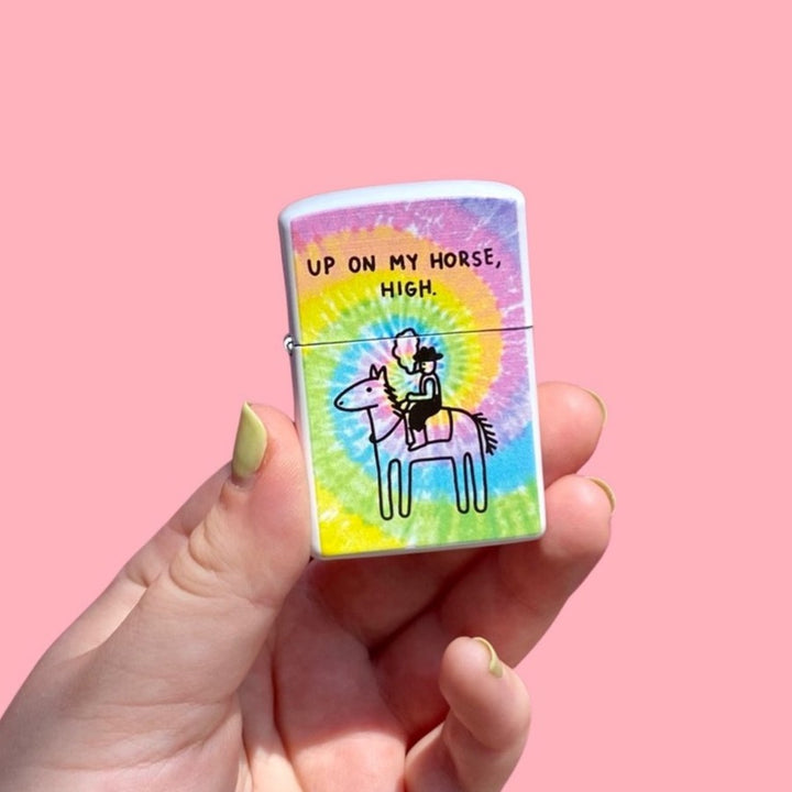 High Horse Tye Dye Lighter