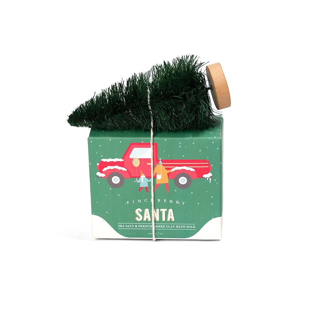 Santa -Clay & Salt Soak - Stocking Stuffer