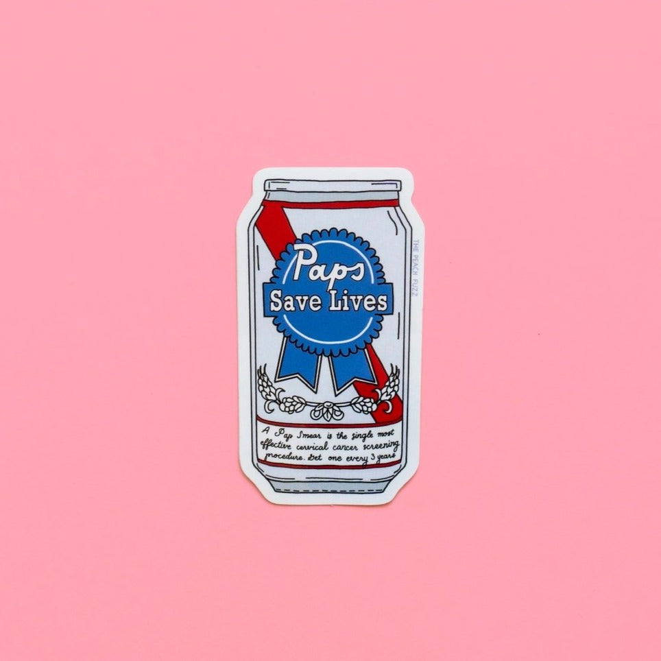 Paps Save Lives sticker