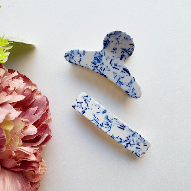 Porcelain Hair Claw