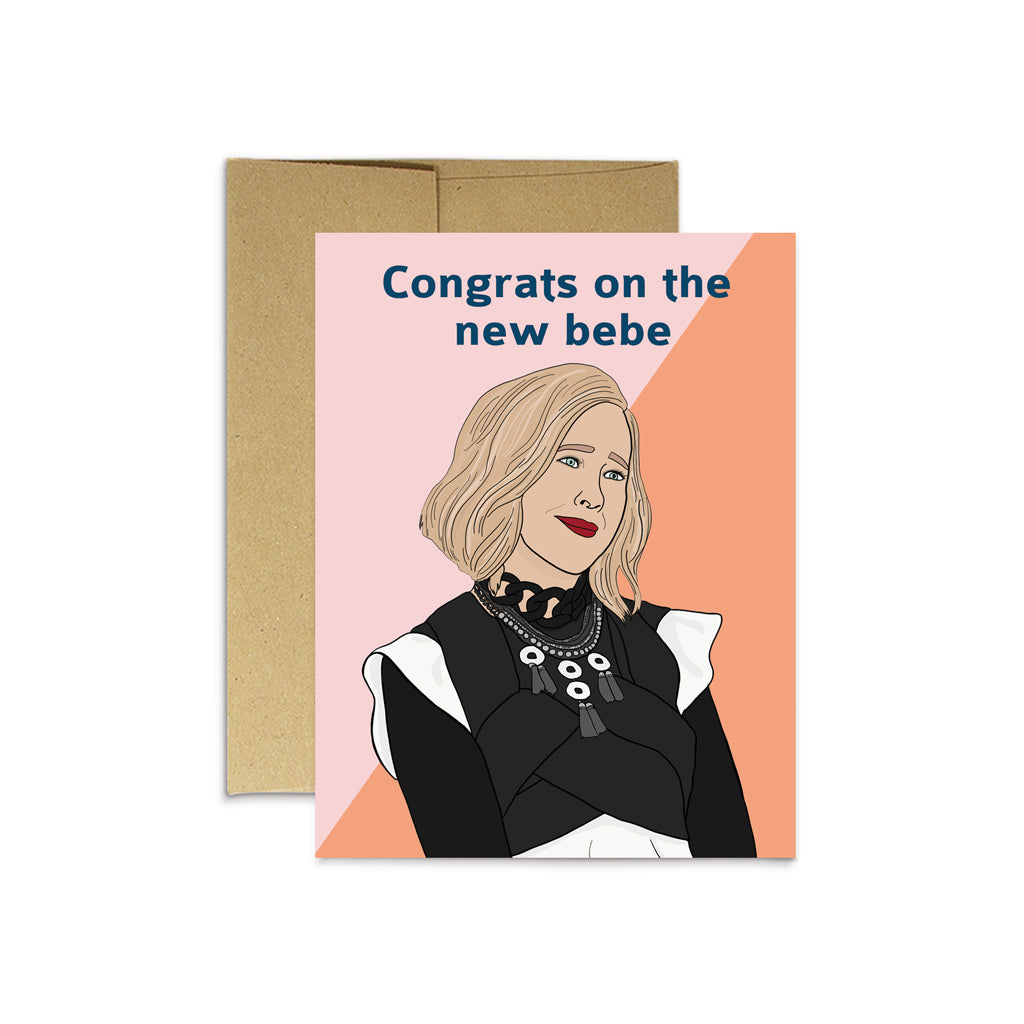 Moira Rose Baby Card