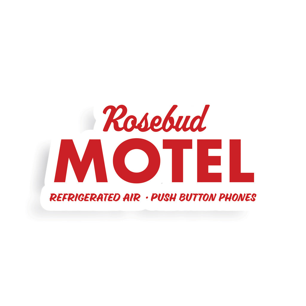 Rosebud Motel Sticker