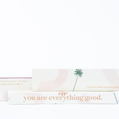 You are everything good Candle XL Matches