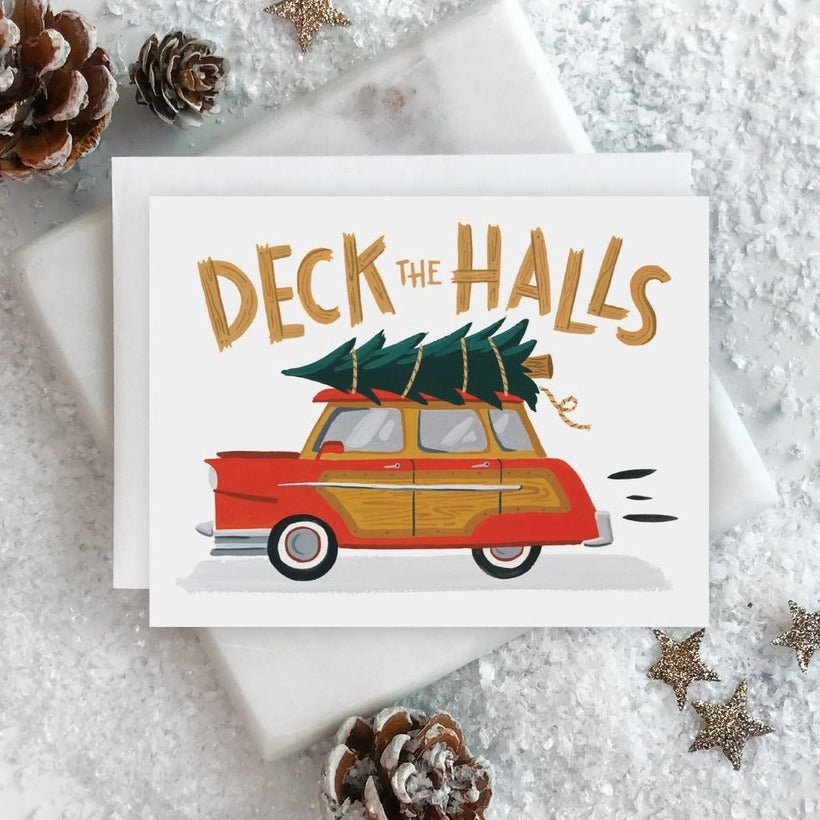 Deck the Halls Card