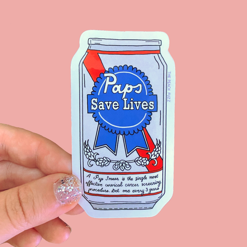 Paps Save Lives sticker